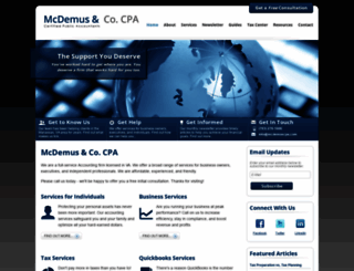 mcdemuscpa.com screenshot