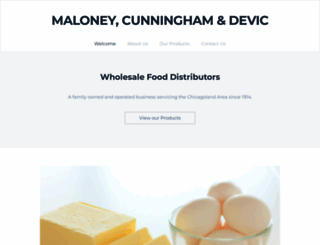mcdfoods.com screenshot