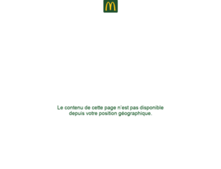 mcdonalds.fr screenshot