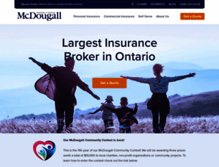 mcdougallinsurance.com screenshot