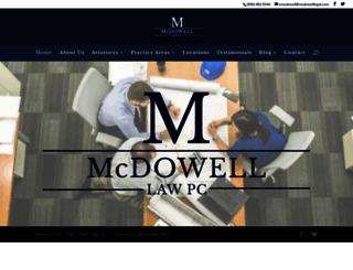 mcdowelllegal.com screenshot