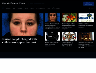 mcdowellnews.com screenshot