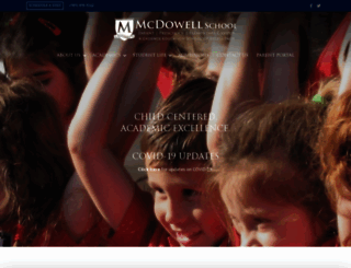 mcdowellschool.org screenshot