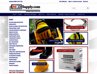 mcdsupply.com screenshot