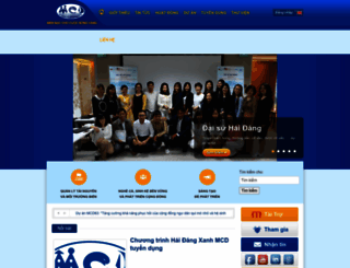 mcdvietnam.org screenshot