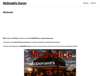 mcdvoice.guide screenshot