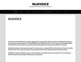 mcdvoice.page screenshot