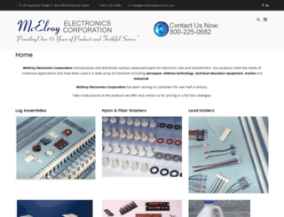 mcelroyelectronics.com screenshot