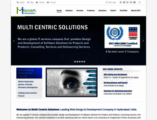 mcentricsolutions.com screenshot