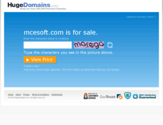 mcesoft.com screenshot