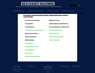 mcfaden.com screenshot