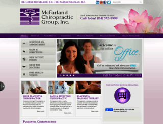 mcfarlandchiro.com screenshot