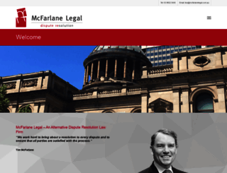 mcfarlanelegal.com.au screenshot