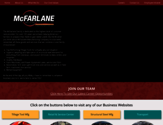 mcfarlanemfg.com screenshot