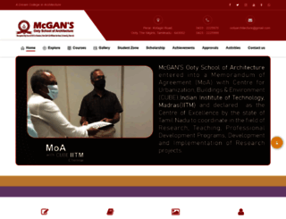 mcgansarch.edu.in screenshot