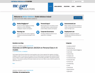 mcgarrsolicitors.ie screenshot