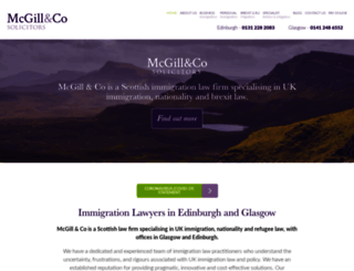 mcgillandco.co.uk screenshot