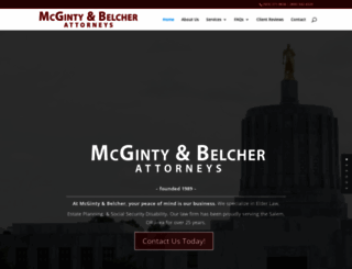 mcginty-belcher.com screenshot