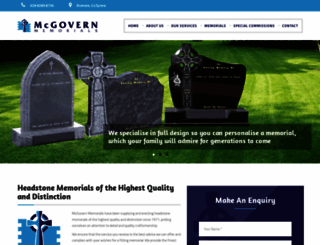 mcgovernmemorials.com screenshot