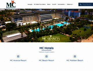 mcgrouphotels.com screenshot