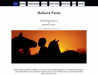 mcguirefarms.com screenshot