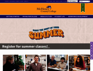 mchenry.edu screenshot