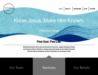 mchmaranatha.org screenshot