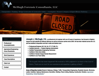 mchughforensic.com screenshot