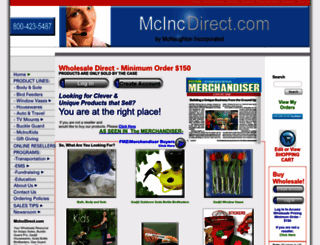 mcincdirect.com screenshot