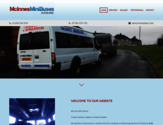 mcinnesminibuses.com screenshot
