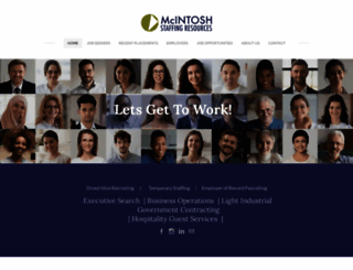 mcintoshstaffing.com screenshot