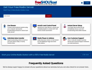 mciradio.freeshoutcast.com screenshot