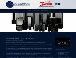 mcjelectronics.co.za screenshot