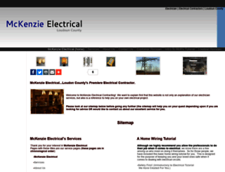 mck-electric.weebly.com screenshot