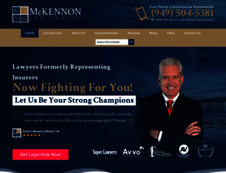 mckennonlawgroup.com screenshot