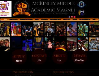 mckinleymiddlemagnet.com screenshot
