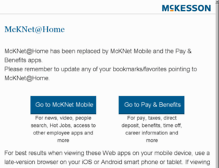 mcknetathome.mckesson.com screenshot