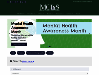 mcl.org screenshot
