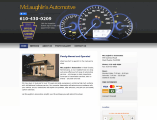 mclaughlinsautomotive.com screenshot