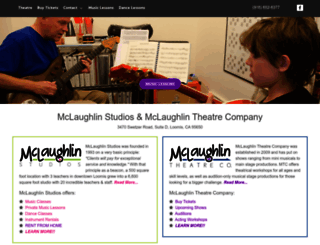 mclaughlinstudios.com screenshot
