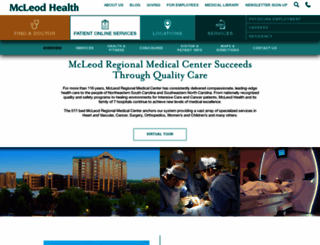 mcleodregional.org screenshot