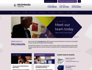 mclintocks.co.uk screenshot