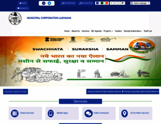 mcludhiana.gov.in screenshot