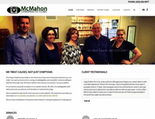mcmahonwellness.com screenshot