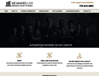 mcmaneslaw.com screenshot