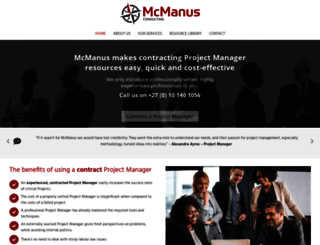mcmanus.co.za screenshot