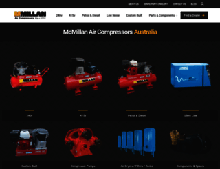 mcmillanair.com.au screenshot