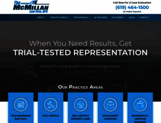 mcmillanlaw.us screenshot