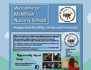 mcmillannurseryschool.co.uk screenshot