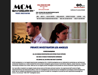 mcminvestigations.com screenshot